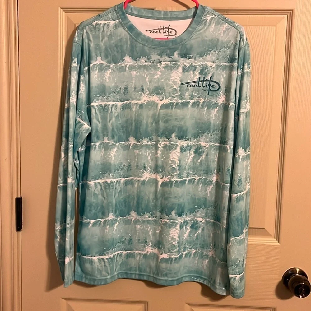 Reel Life. Long sleeve fishing tee - Picture 1 of 5